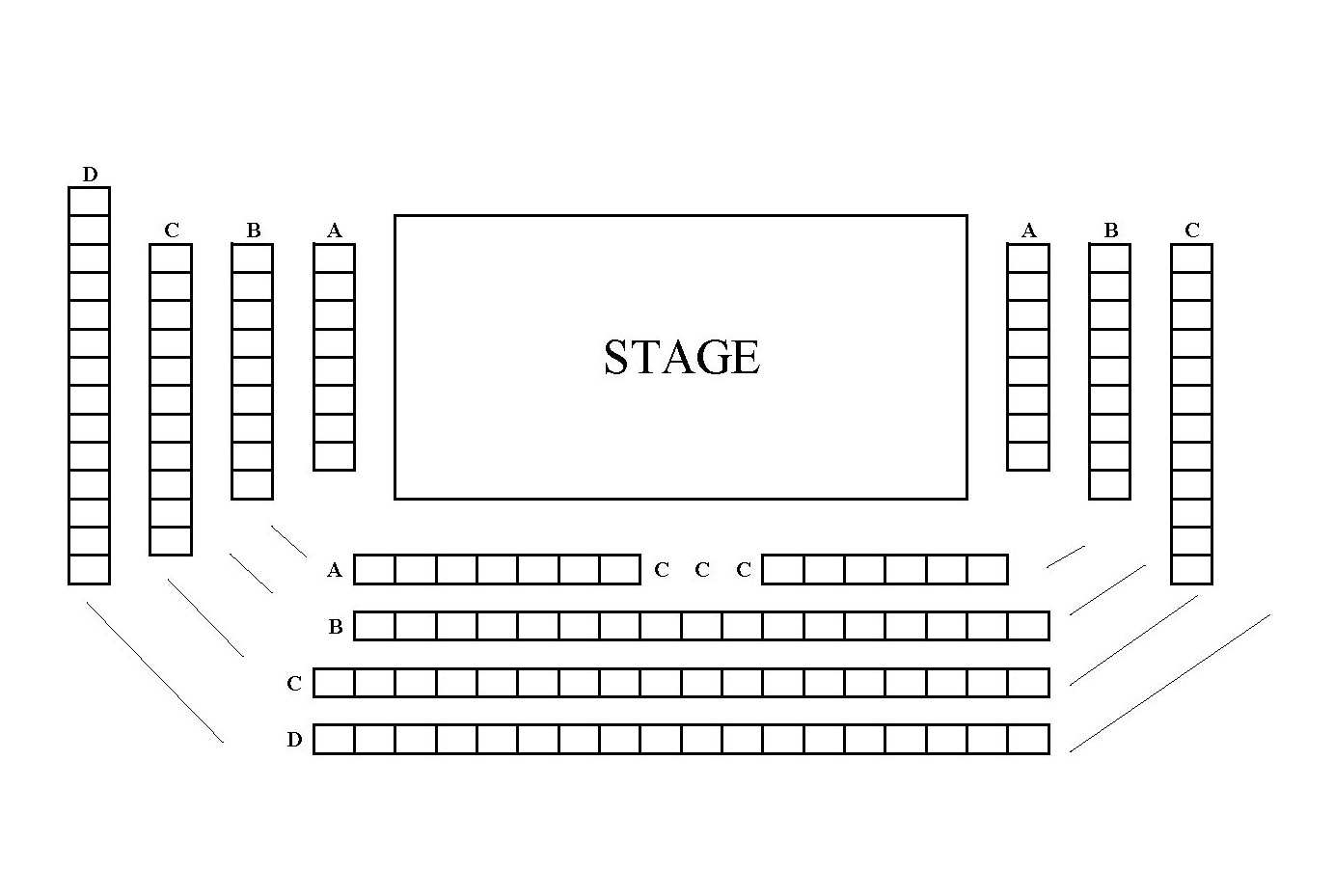 Seating Charts Department of Theatre Arts University of Pittsburgh